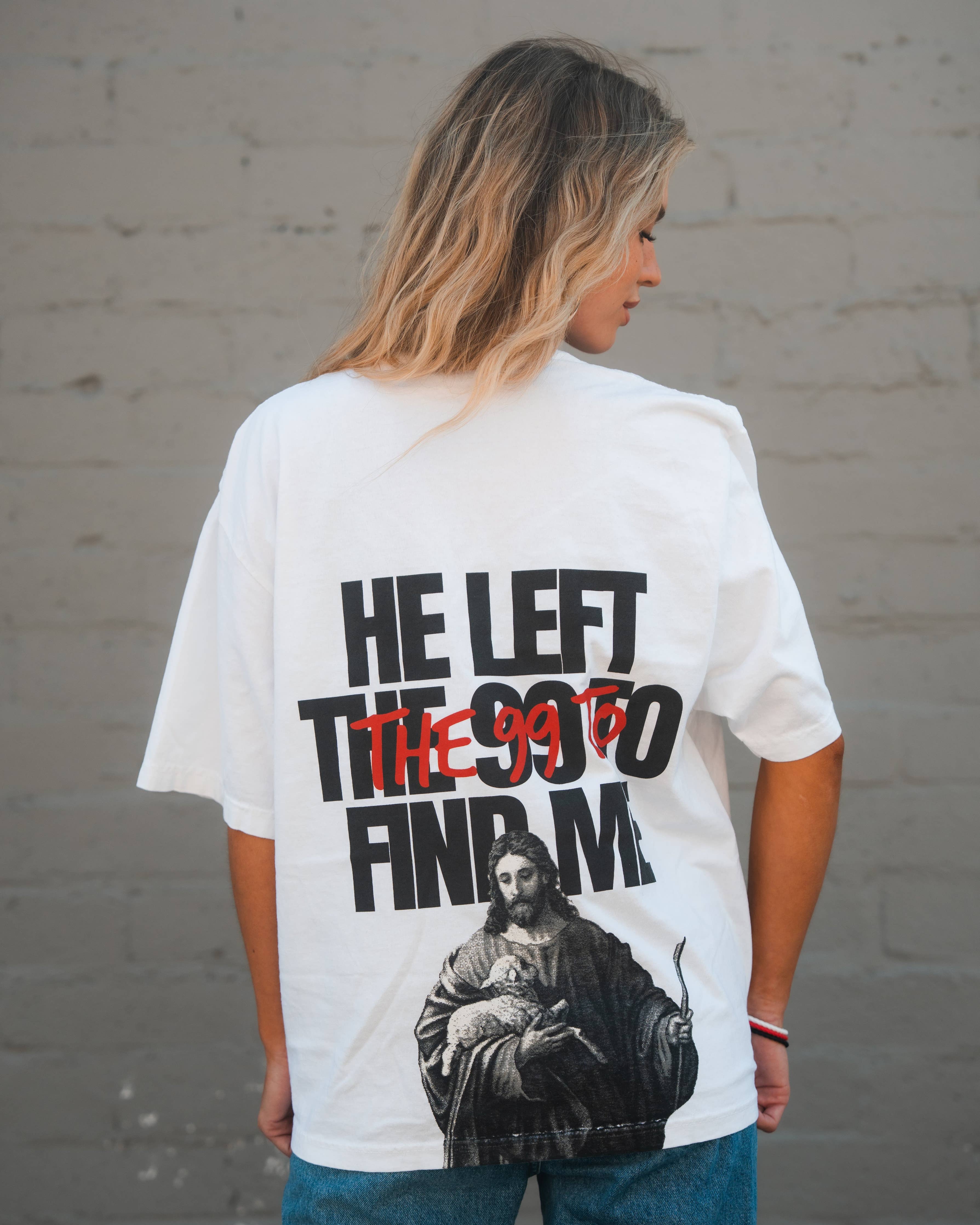 I AM THE 100 White Tee