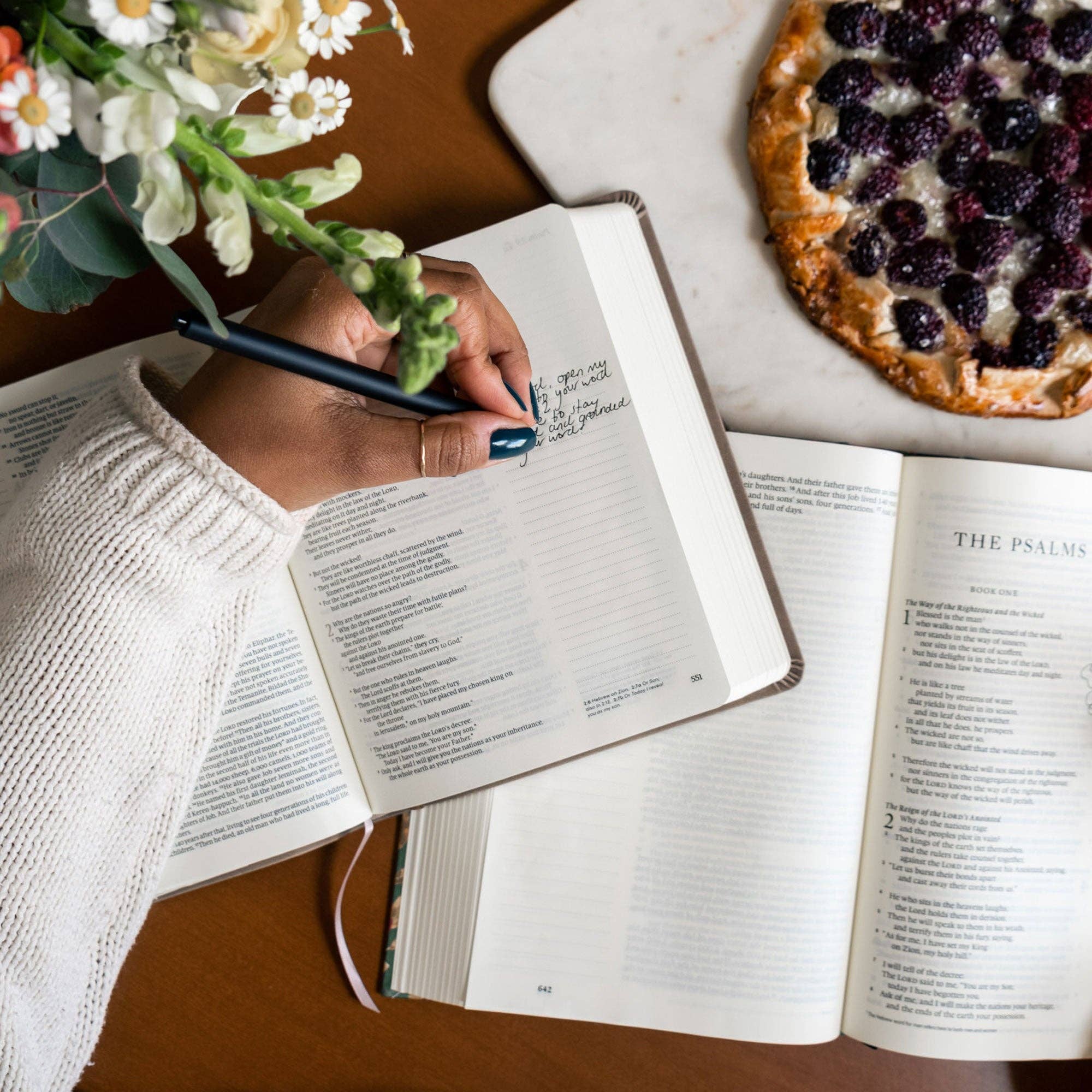 Hosanna Revival • NLT Notetaking Bible — Marlo Theme