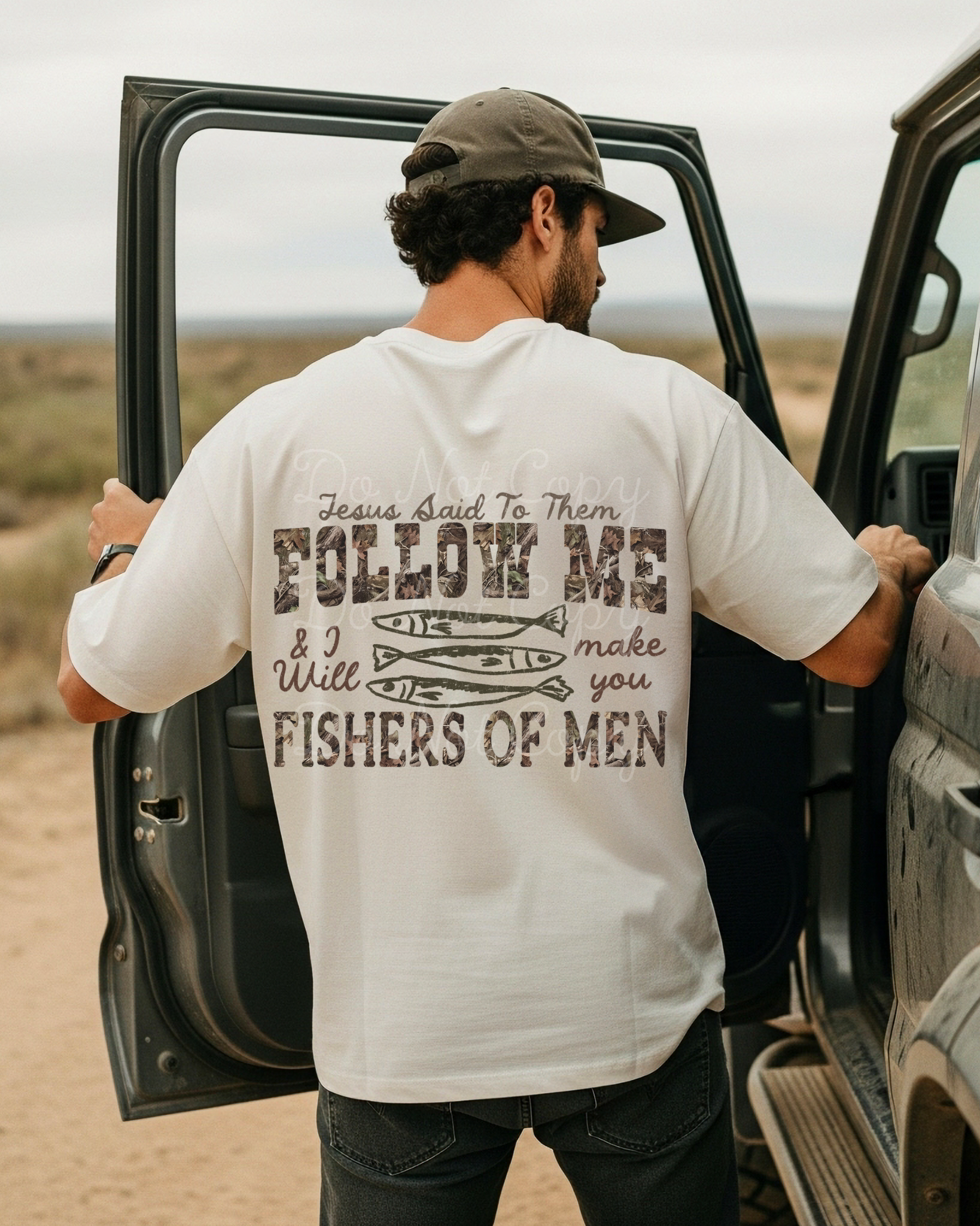 Follow Me & I Will Make Fishers of Men Tee — Comfort Colors