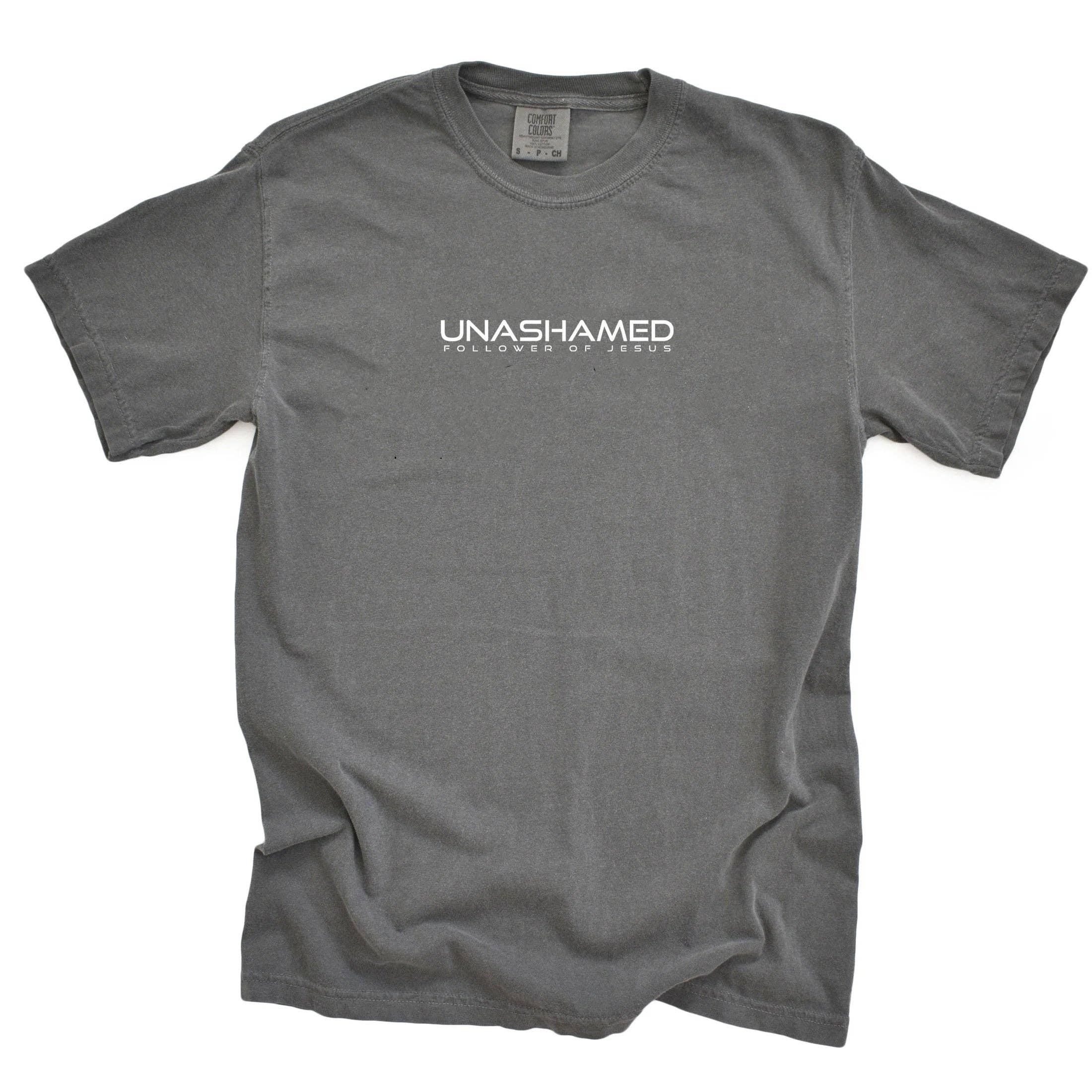 UNASHAMED Tee — Pepper