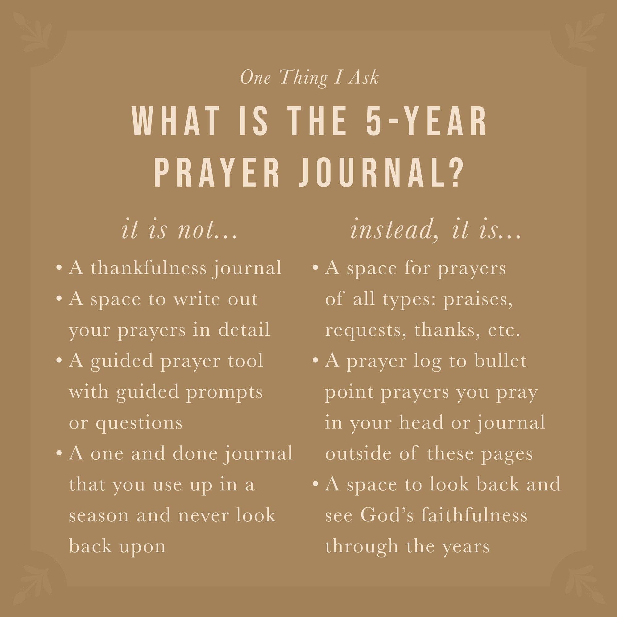 Hosanna Revival • Five‑Year Prayer Journal
