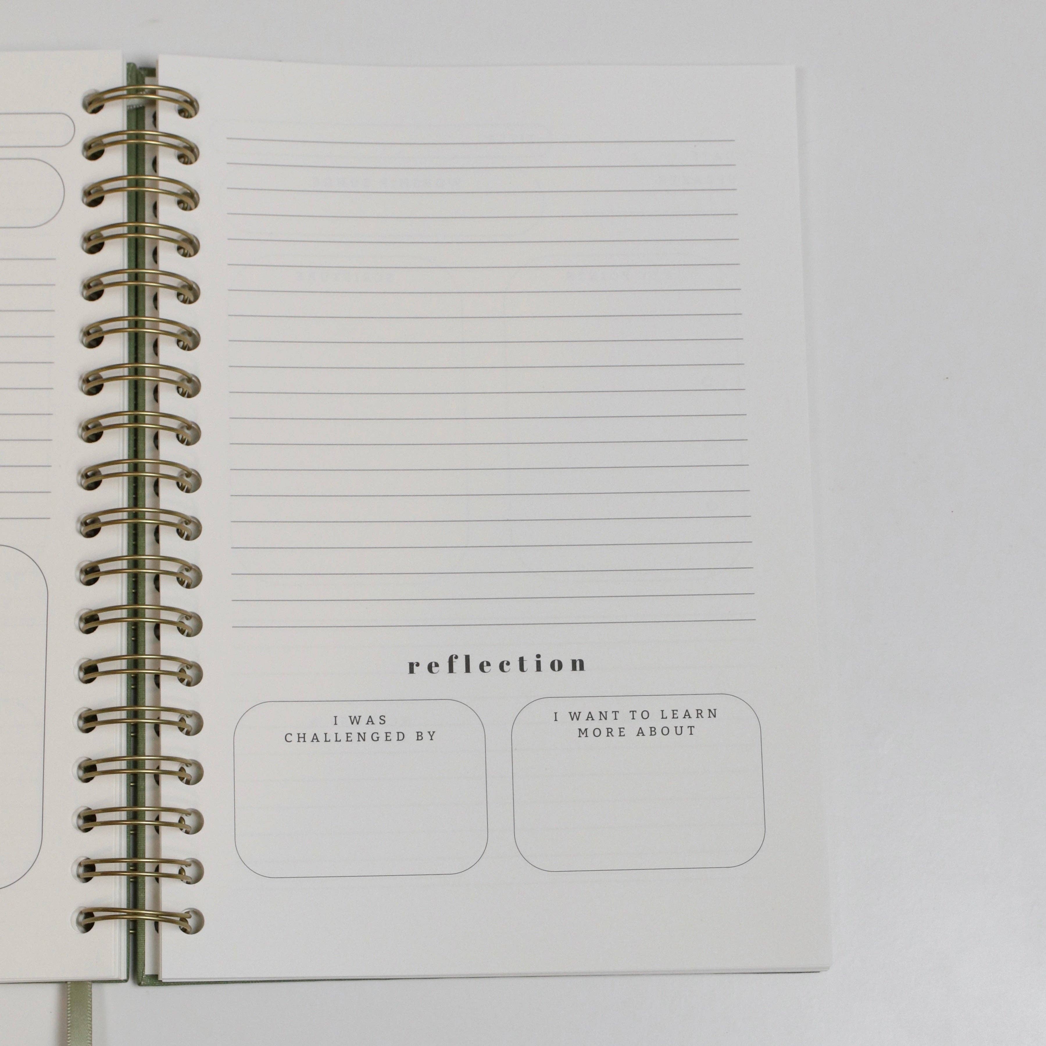 Church Notes Journal - Sage Green