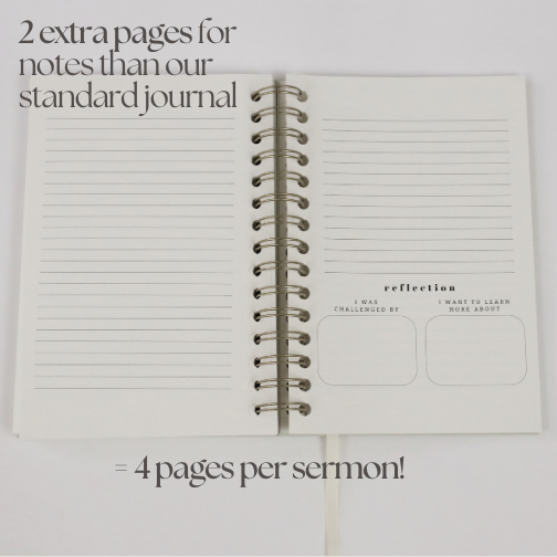 Church Notes Journal