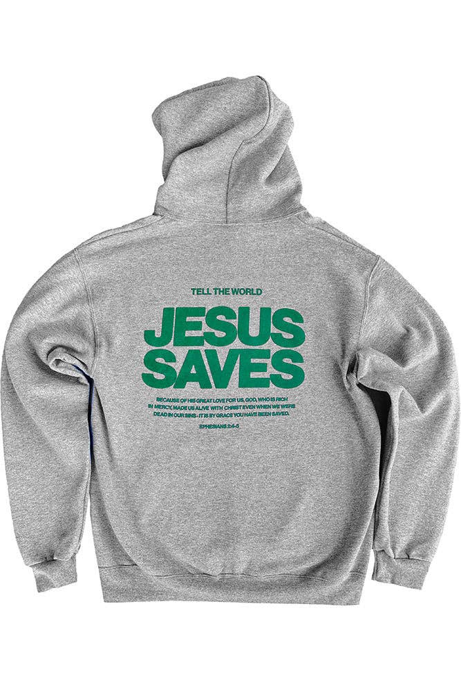 Jesus Saves Graphic Hoodie