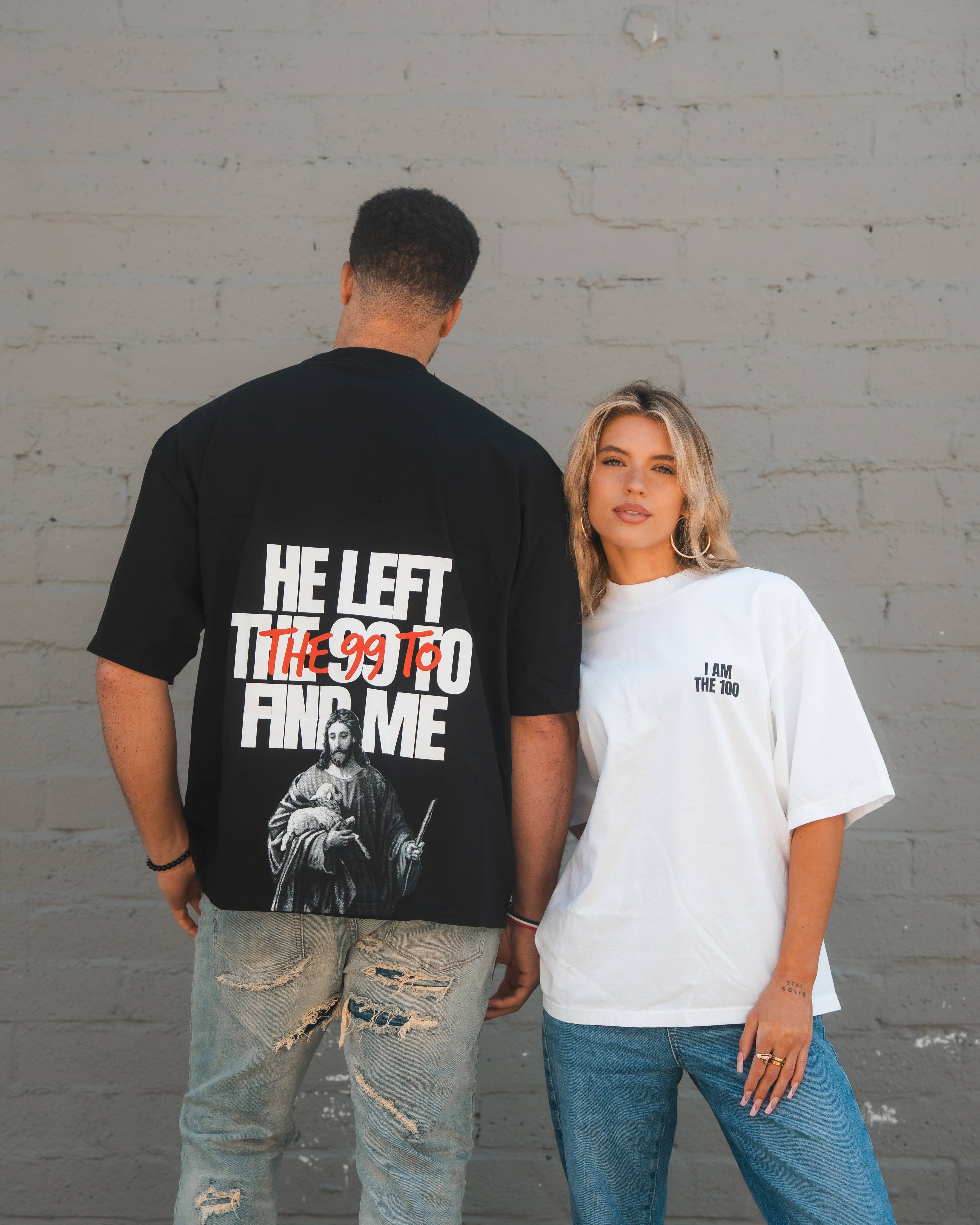 I AM THE 100 - Black Tee