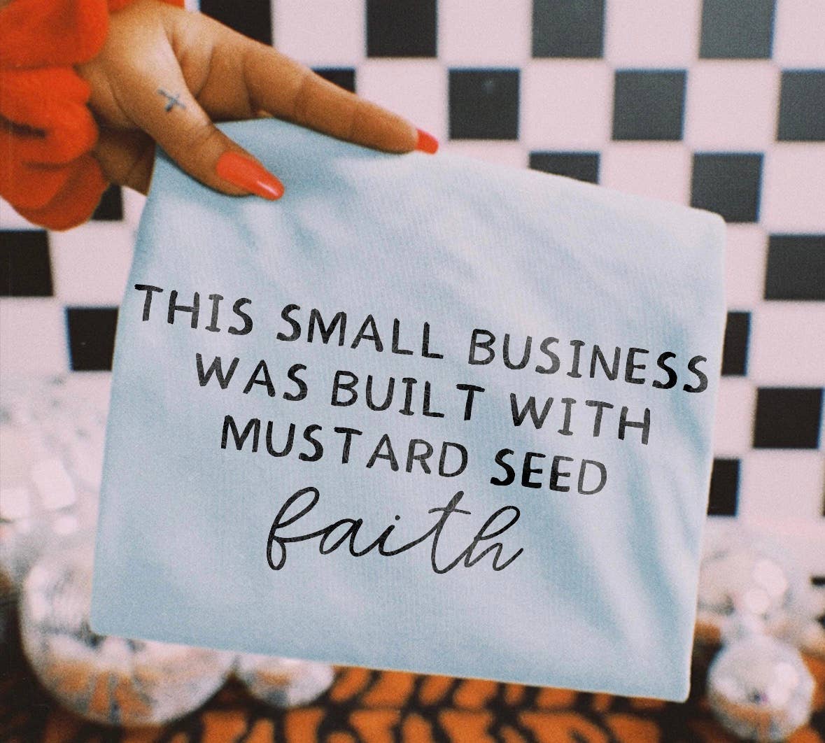 This Small Business Was Built With Mustard Seed Faith Tee