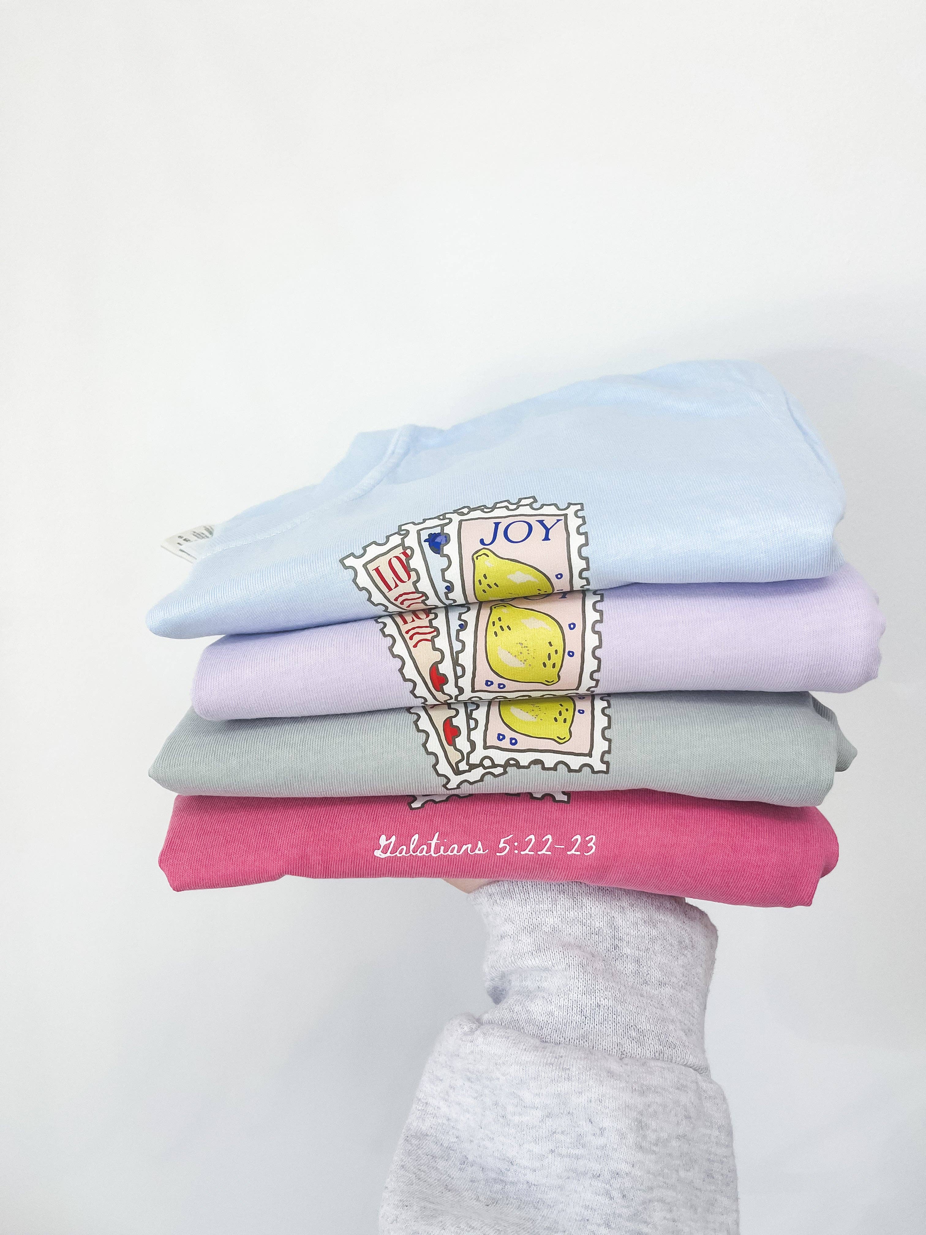 Fruit of the Spirit Stamps Tee — Comfort Colors